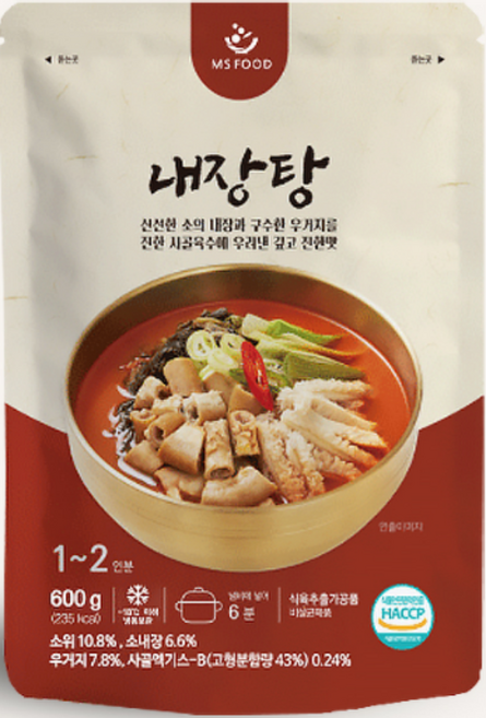 엠에스푸드 내장탕, 5개, 600g