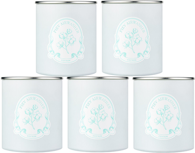 노도르 에어워셔 고체 탈취제 화장실 실내 탈취제 코튼 향 250g 2개, 5개