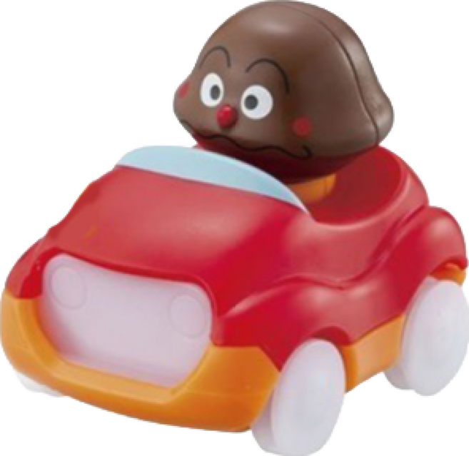 BANDAI 麵包超人發光搖頭小車, 1個, #不補 D款/咖喱麵包超人3C591