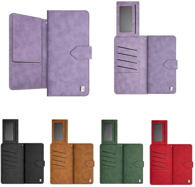 갤럭시 S25엣지 케이스 SM-S937N 가죽 체우밍 더블 양면 세로형 카드 7장 수납 (후면 뒷면 포켓) 슬림 다이어리 자석 지폐 지갑