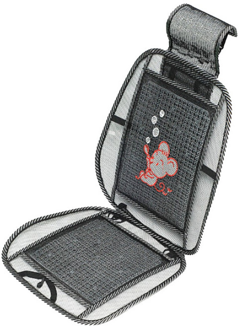 비엠몰 쥐돌이 통풍 쿨 시트 쿨링 여름 모직 에어컨 자동차쿨시트 여름시트 망사시트, 블랙, 1개