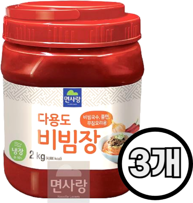 면사랑 다용도비빔장 2kg, 3개