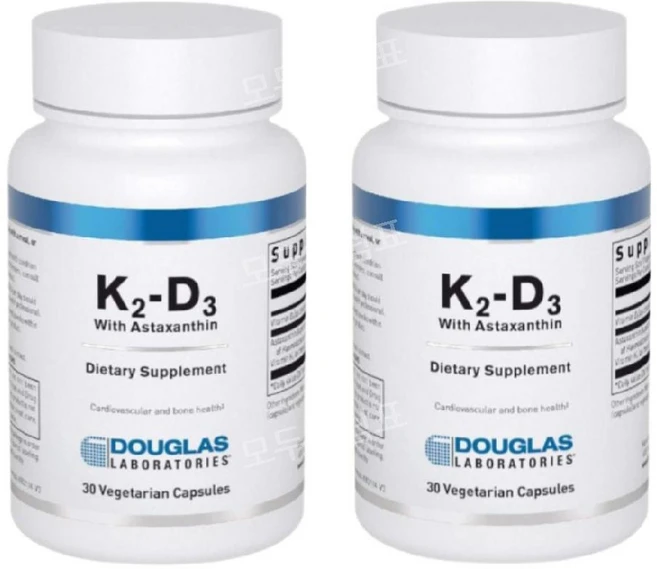 더글라스랩 Vitamin K2 D3 MK7 아스타잔틴 30캡슐 2개 - 쿠팡
