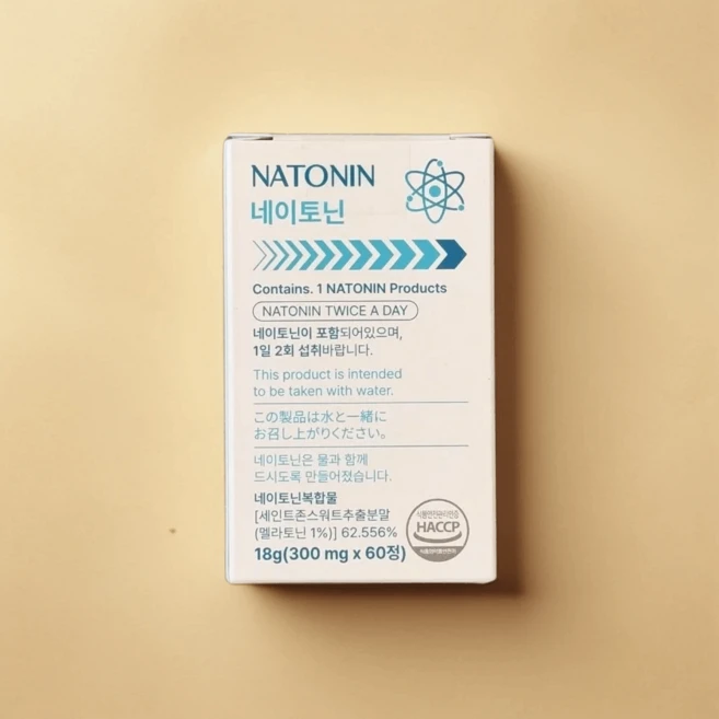 네이토닌 배합 멜라토닌 영양제, 1개, 60정 - 쿠팡