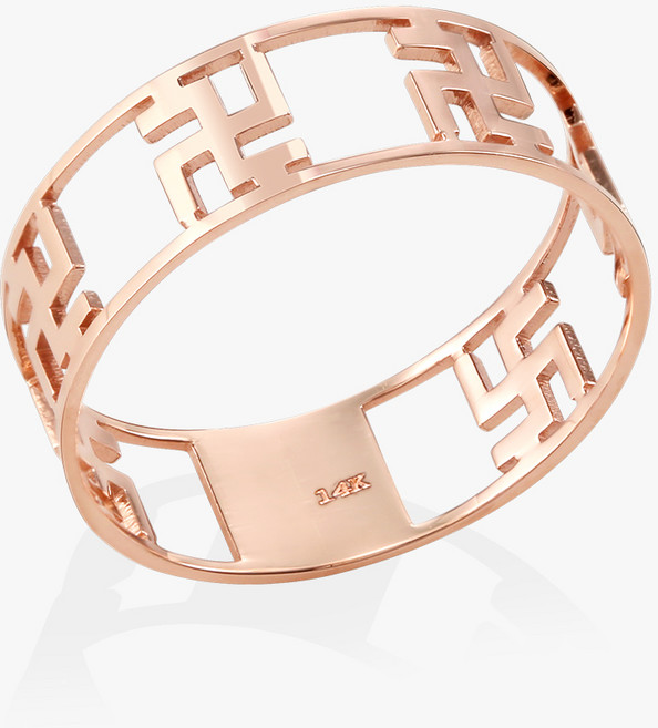 14k 비쥬팝 도리스 만자 반지 30010