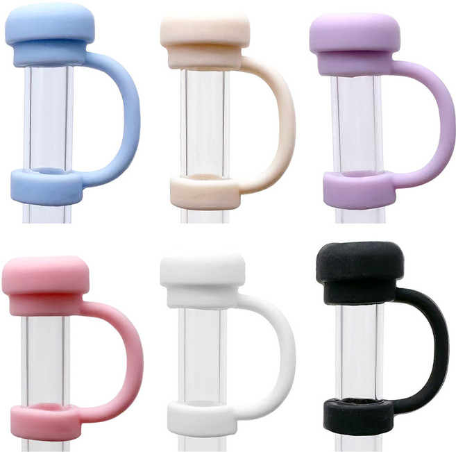 텀블러 빨대뚜껑 (심플) 1+1 / 빨대마개 실리콘 빨대캡 스탠리 텀꾸 스트로우캡, 1세트, 화이트