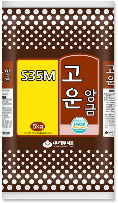 고운앙금 s35m 5kg 저당앙금 대두식품, 3개