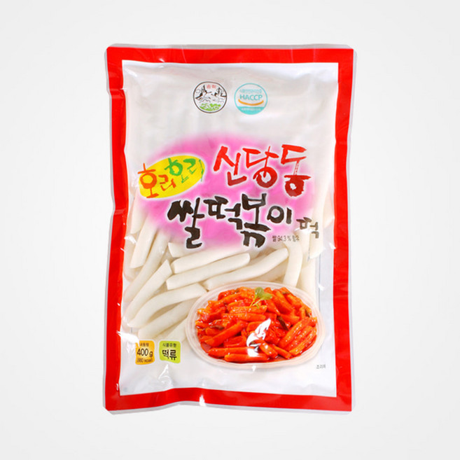 송학식품 신당동 쌀 떡볶이, 400g, 4개