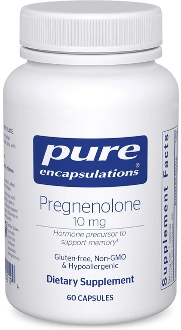 Pure Encapsulations 프레그네놀론 10mg 캡슐, 60정, 1개 - 쿠팡