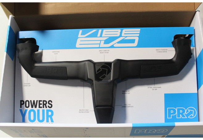 PRO Vibe Evo Di2 碳纖維一體式車手把, 1個, 420mm,95mm