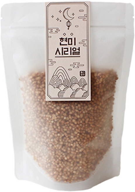 풍심당 현미 시리얼 누룽지 저당간식 식사대용 답례품, 120g, 1개