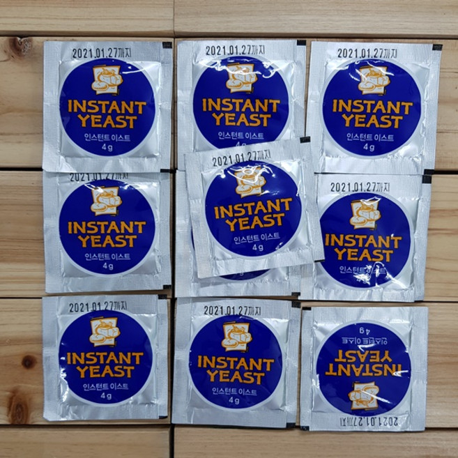 즉석활성건조효모 (4g/10개입) 인스턴트이스트 알콜발효실험 Dry Yeast