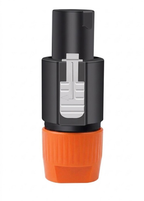 티놀지 스피커 스피콘 커넥터, 1개, 오렌지, G-NL4FC-OR1