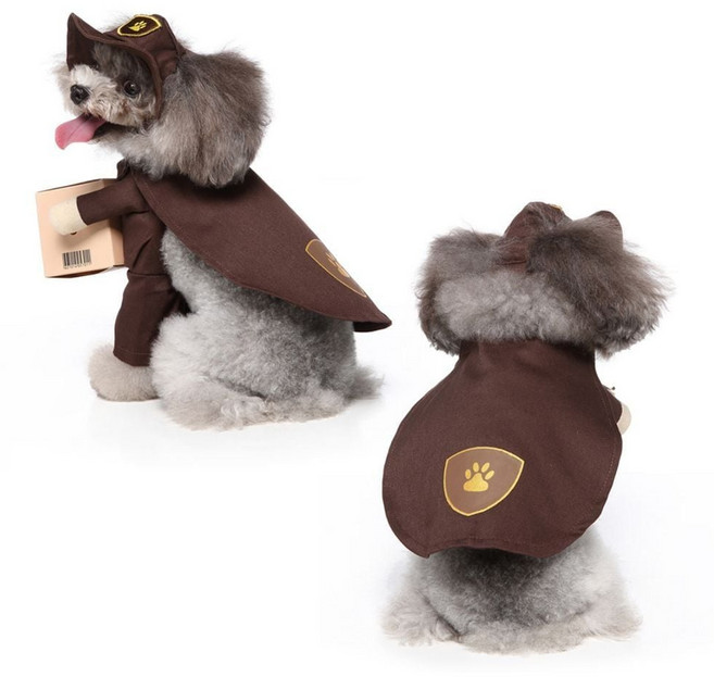 강아지 고양이 할로윈 코스프레 의상 택배기사 복장_ 20267666EA, PF81 짐꾼