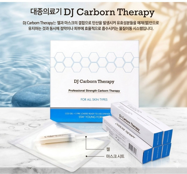 대종 카본 테라피 탄산 모공 정화 마스크팩 25g/5EA, 1개, 5개입
