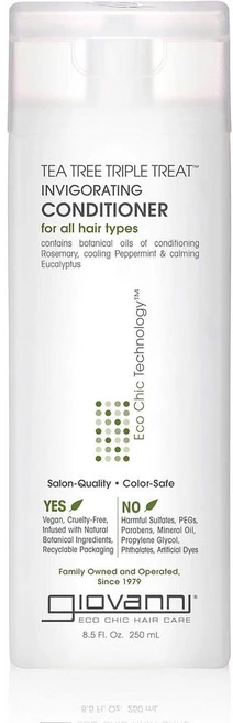 GIOVANNI 지오반니 티트리 트리플 트리트 인비고레이팅 컨디셔너, 250ml, 2개 - 쿠팡