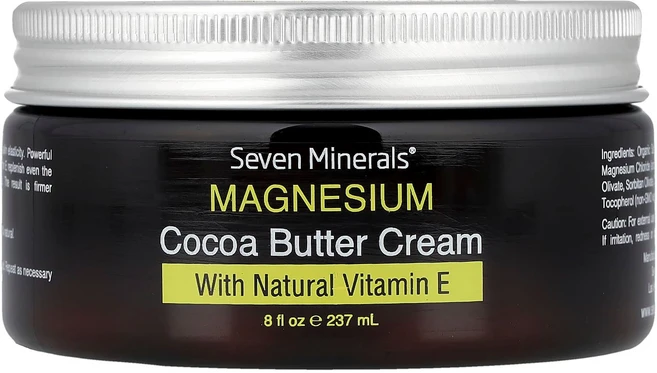 세븐 미네랄 마그네슘 코코아 버터 크림 천연 비타민 E 함유 237ml (8 fl oz) SVM-71762 - 쿠팡