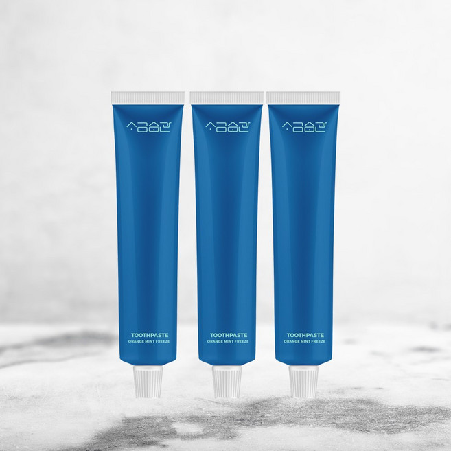 소금습관 치약 국내산 천일염, 50g, 3개