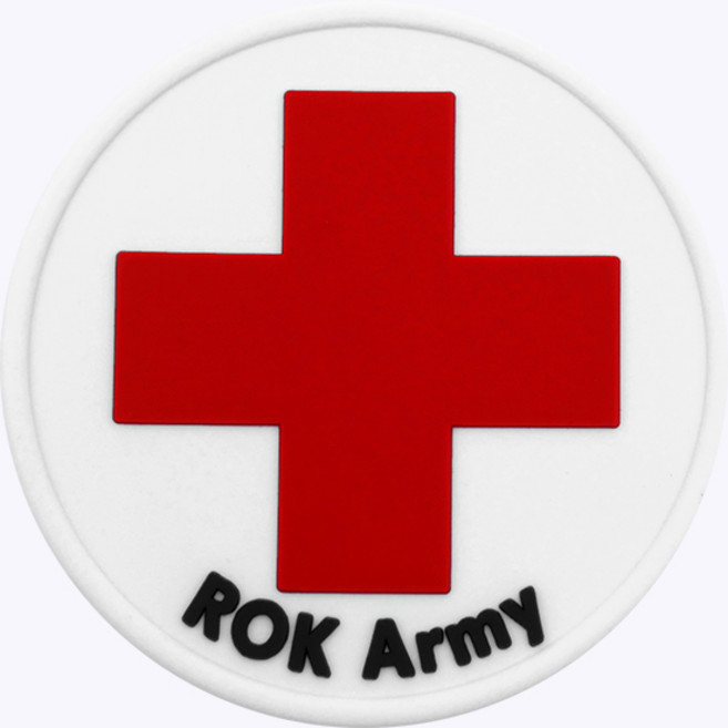 원형패치 실리콘 패치 - pvc 군인가방 밀리터리 의료 구호 군복 군용 고무 벨크로 와펜 곰신 꽃신