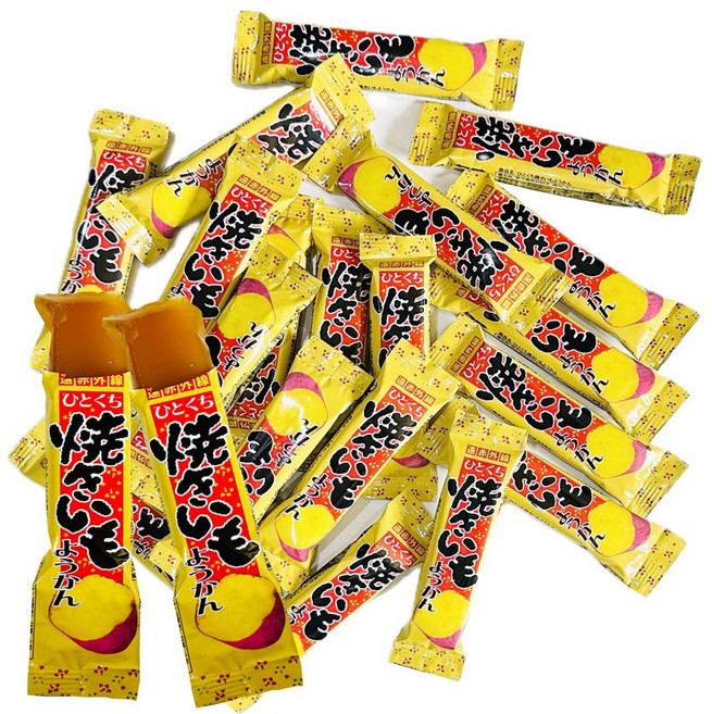 일본 양갱 수입 간식 할머니 어르신 간식 고구마맛, 16개, 26g