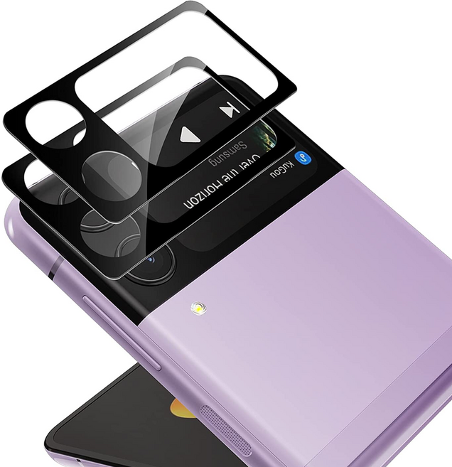 요거 카메라 렌즈 풀커버 강화유리 휴대폰 액정보호필름, 2개