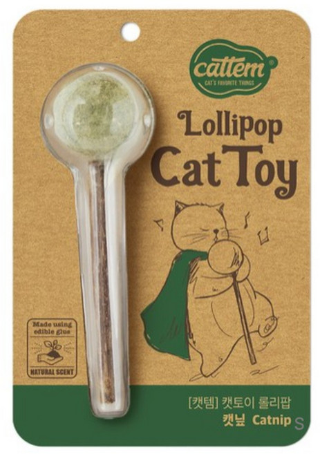 캣템 고양이 롤리팝 장난감 캣닢, 롤리팝 캣닢, 5개