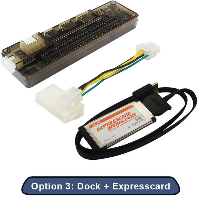 노트북 도킹 E 익스프레카드 카드 어댑터 PCI GDC EXP 스테이션 비디오 외장 NGFF 미니 그래픽 도크, 1개