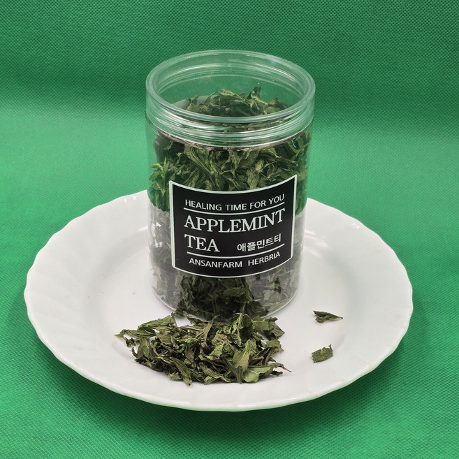 안산팜 애플민트 잎차 허브티 직접 재배해서 만든 수제차 허브리아, 1박스, 1개입, 11g