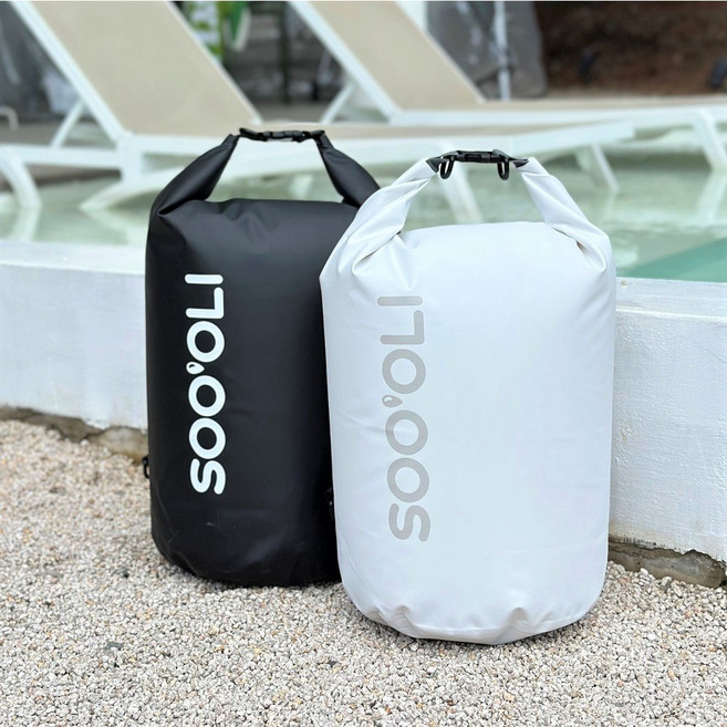 수올리 드라이백 물놀이 방수 배낭 수영 가방 스노쿨링 백팩, 더스티민트