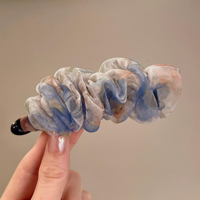 여성 집게핀 예쁜 바나나 집게핀 포니테일 집게핀 올림머리 헤어 집게핀 6가지 색상