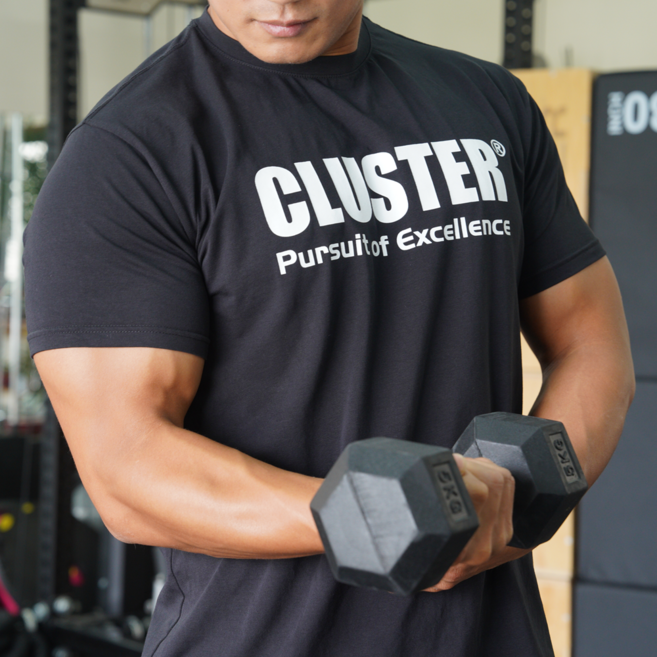 클러스터 크로스핏 의류 액티브 반팔 티셔츠 옷