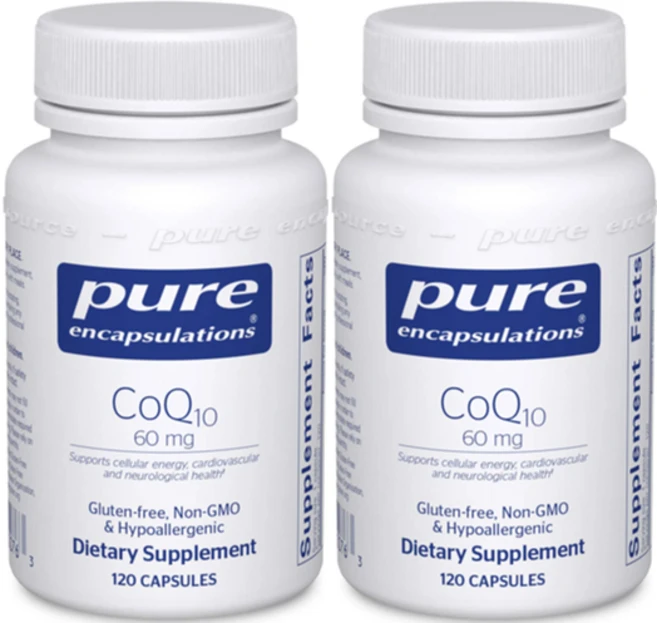 퓨어인캡슐레이션 코큐텐 코엔자임Q10 60mg, 2개, 120정 - 쿠팡