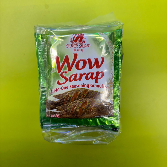 WOW Sarap 와우 사랍 96g(8g*12ea) 복합조미식품 닭고기함유 필리핀, 1개, 96g