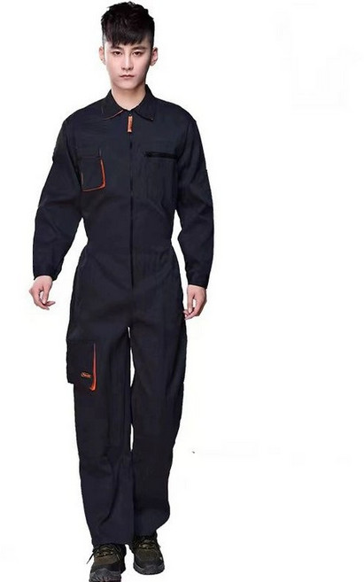 자동차정비복 미술작업복 농부 워크웨어 옷 겨울작업복 작업복바지, 1개, 블랙