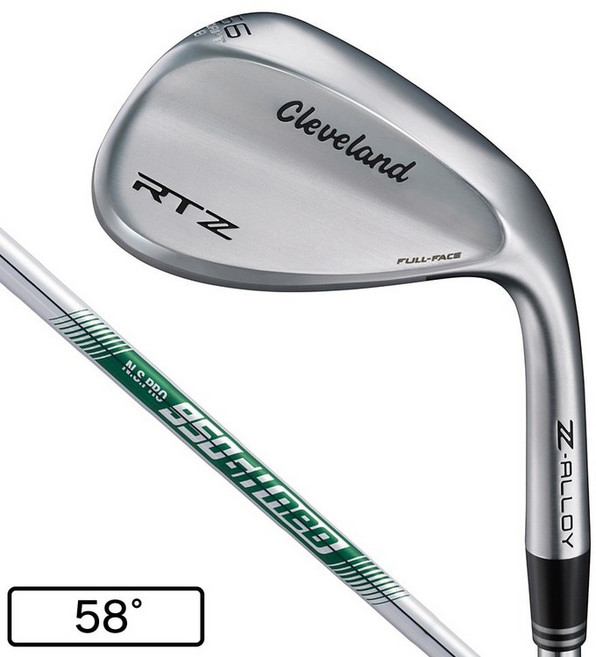 클리브랜드 CLEVELAND 남성 RTZ 투어 새틴 웨지 5808 로프트 58도 NSPRO 950GH neo - 210554, 에스