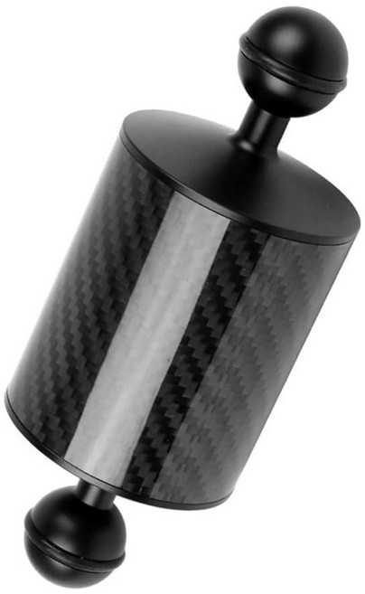 초경량 수중 플로트 탄소 듀얼 DIVJINGHAO 암용 카메라용 D60MM 섬유 경량, D60mm 5 inch, red