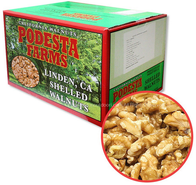 25년 수확 햇 호두 1/4태 11.34kg 포데스타 대용량 벌크 깐호두, 1박스