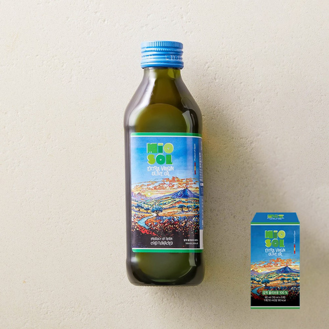 미오솔 엑스트라버진 올리브오일, 500ml, 2개