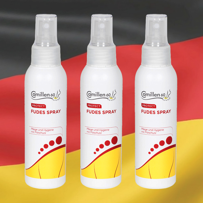 독일 카밀렌60 FUDES 푸데스 문제성손발톱 발냄새제거 땀냄새제거제 푸데스 스프레이 125ml, 1개입, 3개