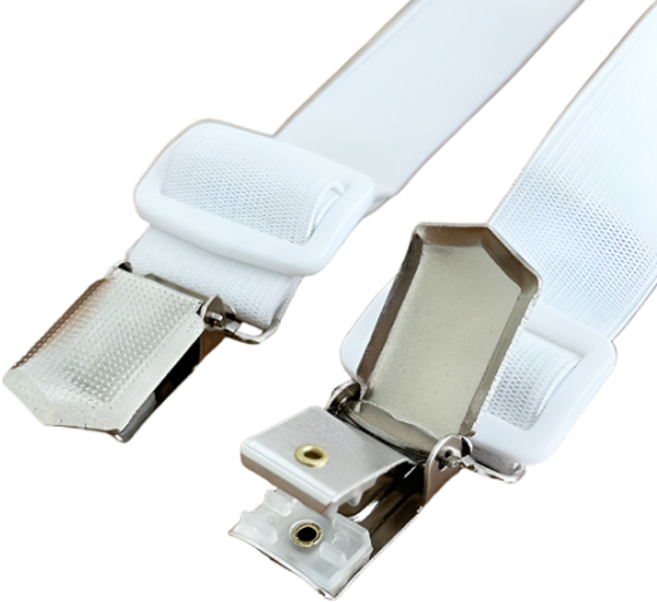 그로우핸즈 침대시트 고정클립 매트리스 밀림방지 집게, 1세트, 화이트