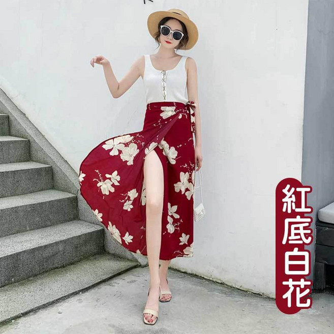 人魚朵朵 一片式綁帶裙