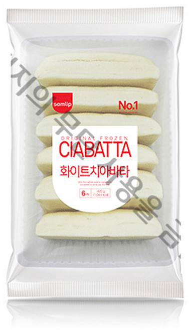 삼립 냉동 화이트치아바타, 1개, 420g