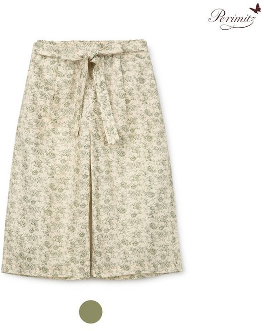 페리미츠 여아용 나염지와이드 9부 팬츠 P2521P269