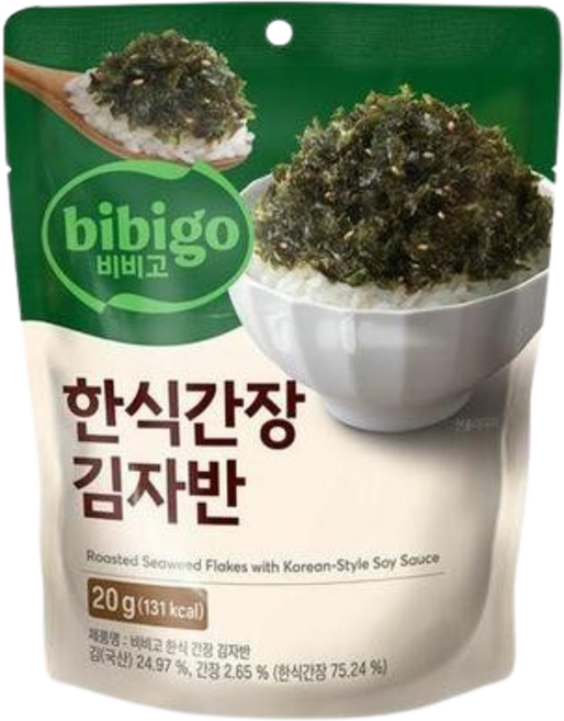 비비고 한식간장 김자반, 20g, 20개