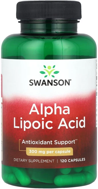 Swanson 알파리포산 300mg 캡슐 120정, 1개 - 쿠팡