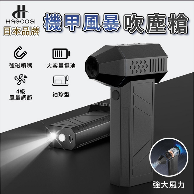 HAGOOGI 日本品牌 機甲風暴吹塵槍, 詳見包裝, 無