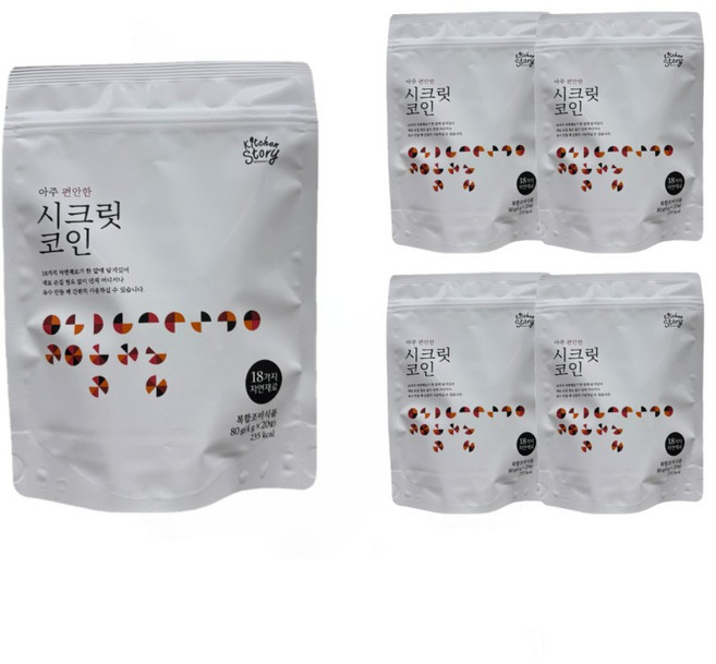 키친스토리 빅마마 이혜정의 시크릿코인 아주 편안한맛, 80g, 5개