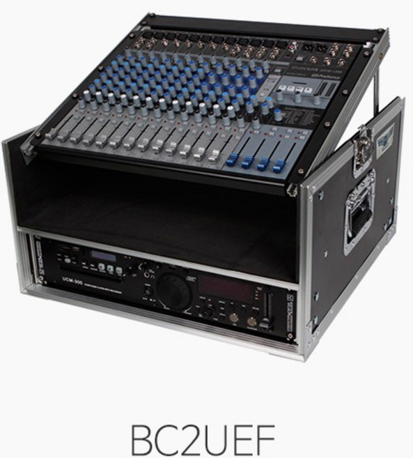 [EWI] BC-2UEF 상부 믹서 장착형 랙케이스/ 앞뒤커버없음/ 바퀴없음