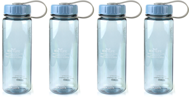 락앤락 비스프리 에코슬림물병, LBLU, 500ml, 4개