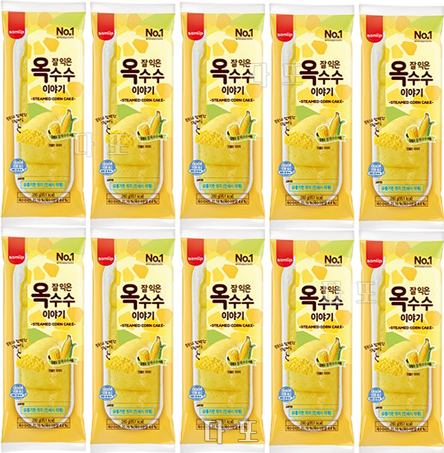 삼립 잘익은 찰 옥수수 이야기, 80g, 10개